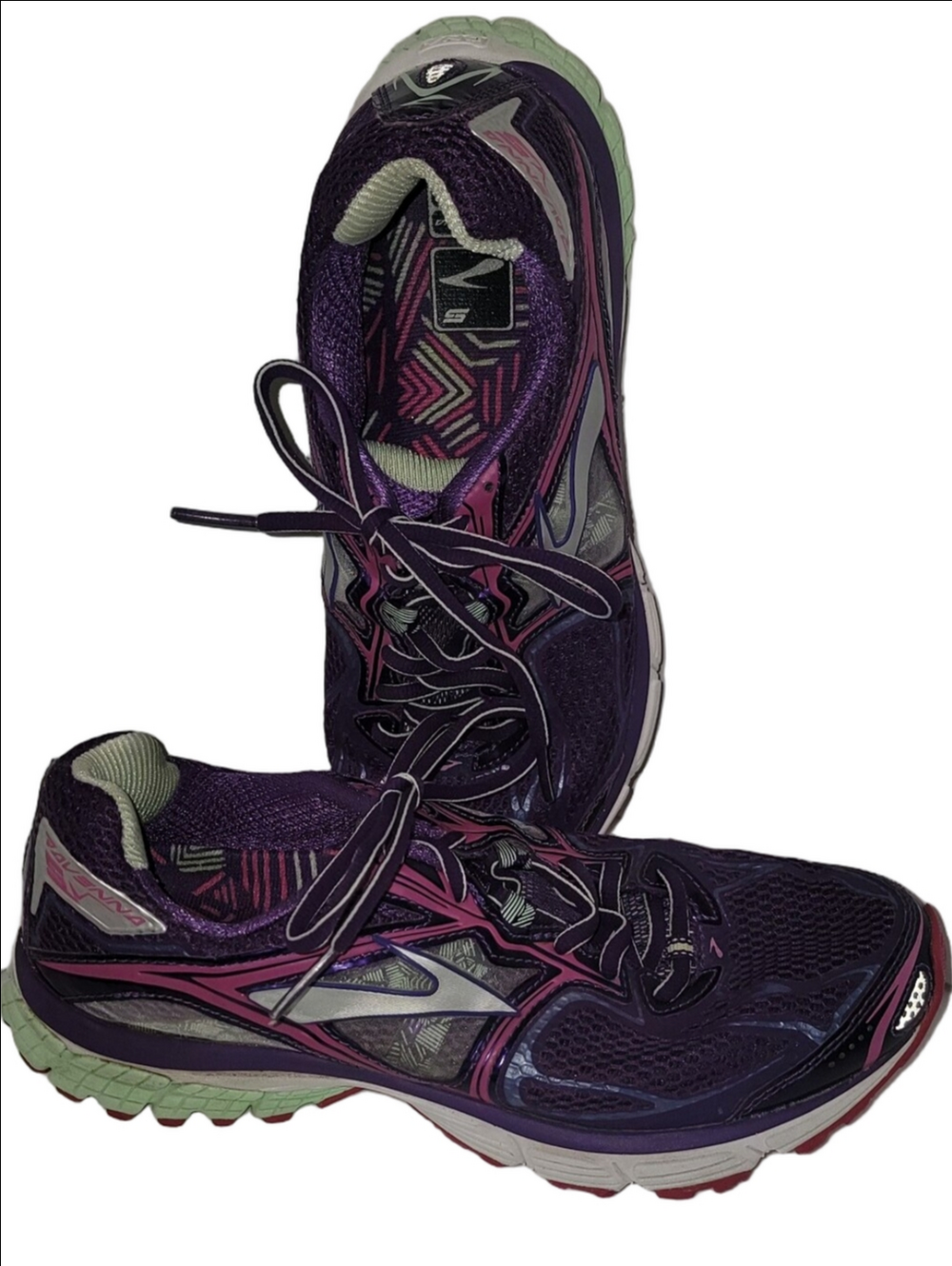 BROOKS Ravenna 5 Womens Running Shoes Bright Purple Pink Trim Size 11